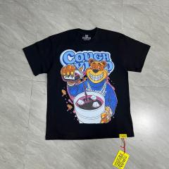 Cough Syrup Cartoon Hip Hop Streetwear Front Honey Bear Diamond Grill Teeth Chain Watch Pouring Purple Syrup Ice Cup Drip Print T-Shirt 2 colors 29344042