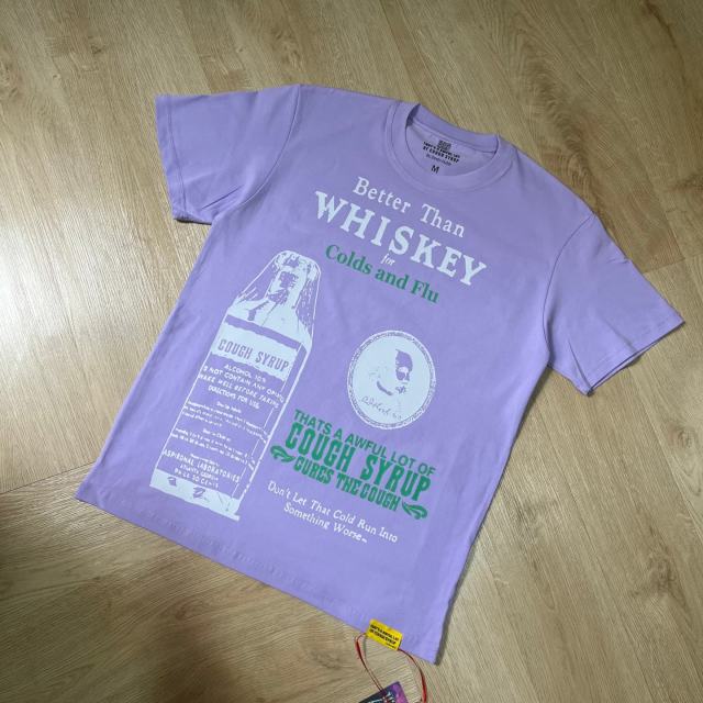 Cough Syrup Y2K Retro Street Front Vintage Medicine Label Text Back Mother Child Cartoon Art Print T-Shirt 29345287