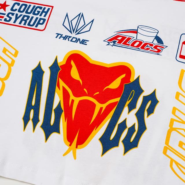Cough Syrup American Racing Number 26 Viper Print Tee 2 colors 29359166