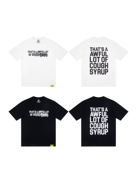 Cough Syrup Minimal Hip Hop Streetwear Front Crossed Out Text TRY Graffiti Block Letter Print Back Stacked Bold Block Slogan Graphic Oversized T-Shirt 2 colors 29343909