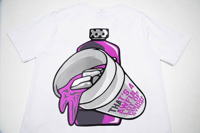 Cough Syrup Minimal Hip Hop Streetwear Front Purple Block Letter Back Dripping Purple Syrup Bottle Cup Cartoon Graphic Oversized T-Shirt 29343927