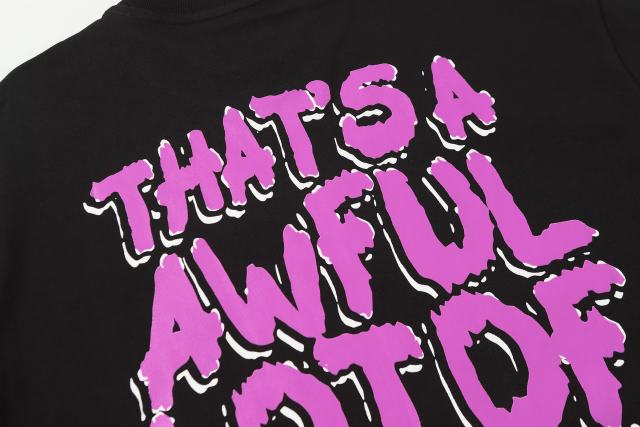 Cough Syrup Dark Punk Horror Ghostface Graffiti Figure Drip Deformed Font Dual Side Printed Tee 29302305