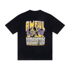 Cough Syrup Grunge Streetwear Mechanic Hand Cup Gear Flame Gothic Letter Print Back Stacked 3D Outline Gearshifters Slogan Graphic Oversized T-Shirt 2 colors 29343893