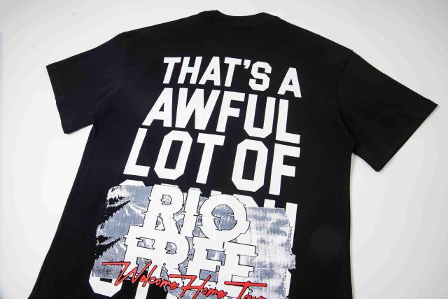 Cough Syrup Rapper Portrait Los Angeles Signature Rio Free Motif Print Tee 2 colors 29303818