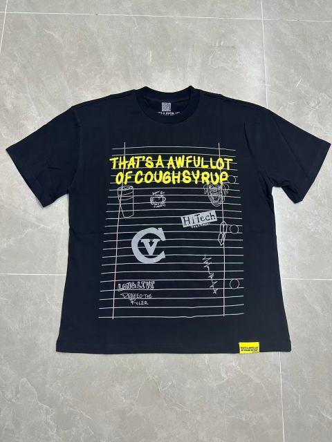 Cough Syrup Grunge Streetwear Notebook Scribble Letter Double Side Print Tee 2 colors 29302356