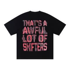 Cough Syrup Y2K Industrial Retro Street Front Rust Mechanical Gear Overlay Faded Gradient Typography Print T-Shirt 2 colors 29344071