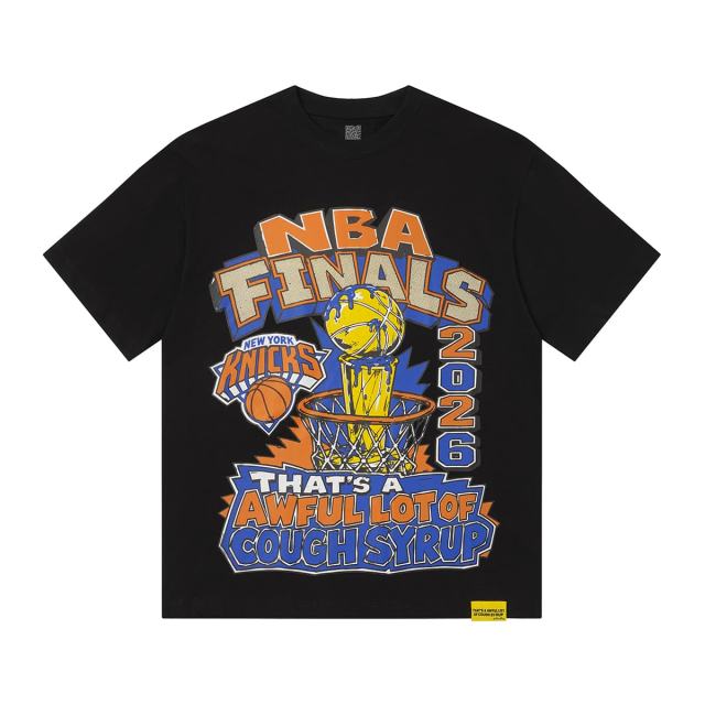 Cough Syrup Basketball Final Golden Trophy Graffiti Print Tee 2 colors 29359165