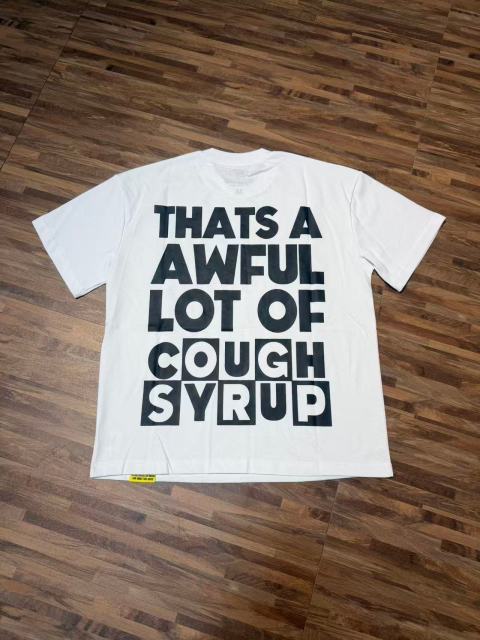 Cough Syrup Block Box Letter Front And Back Double Sided Print Tee 2 colors 29290013
