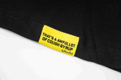 Cough Syrup Movie Scene Two Characters Stacked Cash Portrait Photo Asaali Cursive Signature Contrast Double Slogan Tee 29303852