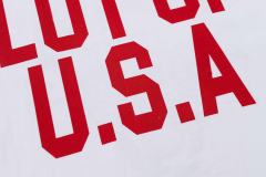 Cough Syrup Bald Eagle American Flag Feather Banner Hip Hop Portrait Front Large Bold Red Block Letter Tee 29303913