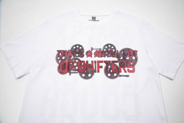 Cough Syrup Y2K Industrial Retro Street Front Rust Mechanical Gear Overlay Faded Gradient Typography Print T-Shirt 2 colors 29344071