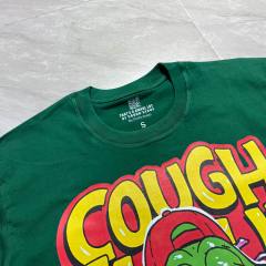 Cough Syrup Retro Old School Streetwear Front Chill Frog Mascot Chain Necklace Syrup Drip Cartoon Illustration Print T-Shirt 3 colors 29344031