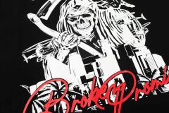 Cough Syrup Gothic Streetwear Line Drawing Reaper Urban Scene Dual Side Contrast Script Signature Typography Tee 29302199