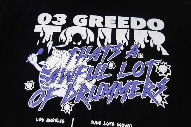 Cough Syrup 03 Greedo Tour Drip Font Purple Tint Portrait Front Concert City Venue Schedule Text Print Tee 29303881