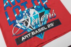 Cough Syrup Art Basel 25 Limited Blue Water Wave Gradient Letter Diamond Sevens Back Script Overlay Text Tee 3 colors 29290138