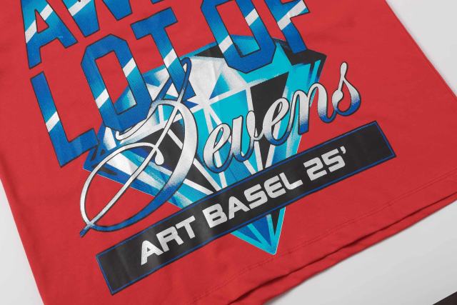Cough Syrup Art Basel 25 Limited Blue Water Wave Gradient Letter Diamond Sevens Back Script Overlay Text Tee 3 colors 29290138