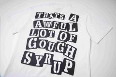 Cough Syrup Red Neon Outline Skeleton Cupid Angel Actavis Cough Syrup Bottle Spider Multi Element Combo Graphic Tee 29303909