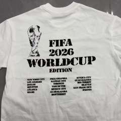 Mixed Emotion USA Canada Mexico World Cup Bald Eagle Soccer Print T-shirt 29370478