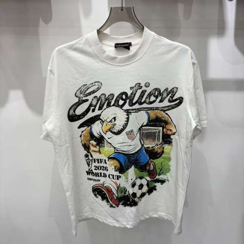 Mixed Emotion USA Canada Mexico World Cup Bald Eagle Soccer Print T-shirt 29370478