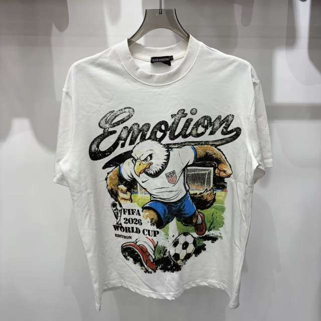 Mixed Emotion USA Canada Mexico World Cup Bald Eagle Soccer Print T-shirt 29370478