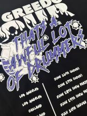 Cough Syrup 03 Greedo Tour Drip Font Purple Tint Portrait Front Concert City Venue Schedule Text Print Tee 29303881