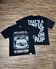 Cough Syrup High Street Front Figure Back Letter Double Side Print Tee 2 colors 29288631