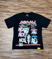 Cough Syrup Asaali Retro Magazine Clipping Collage Figure Front Back Bold Slogan Oversized Tee 29288682