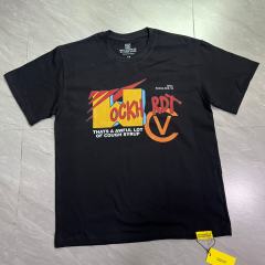 Cough Syrup Color Contrast Graffiti Deformed Art Letter Print Tee 3 colors 29359168