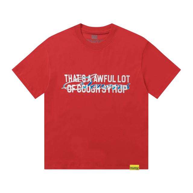 Cough Syrup Art Basel 25 Limited Blue Water Wave Gradient Letter Diamond Sevens Back Script Overlay Text Tee 3 colors 29290138