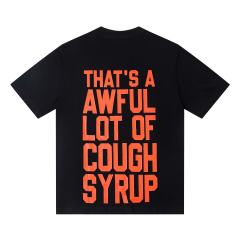 Cough Syrup Scream Ghostface Hooded Killer Knife Figure Red Glow Background Double Sided Print Tee 29303863