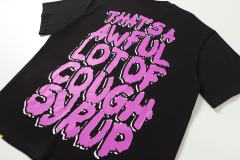 Cough Syrup Dark Punk Horror Ghostface Graffiti Figure Drip Deformed Font Dual Side Printed Tee 29302305