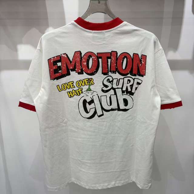 Mixed Emotion Beach Cartoon Cat Graffiti Surf Print T-shirt 29370503