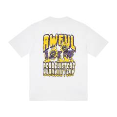 Cough Syrup Grunge Streetwear Mechanic Hand Cup Gear Flame Gothic Letter Print Back Stacked 3D Outline Gearshifters Slogan Graphic Oversized T-Shirt 2 colors 29343893