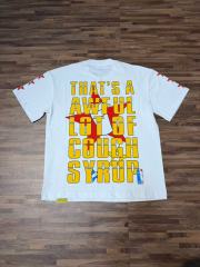 Cough Syrup All-Star NSA Figure Silhouette Star Sleeve Double Sided Print Tee 2 colors 29290030