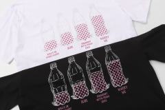 Cough Syrup Four Outline Syrup Bottles Pink Polka Dot Liquid Level Front Half Pink Dot Filled Stacked Slogan Tee 2 colors 29290183