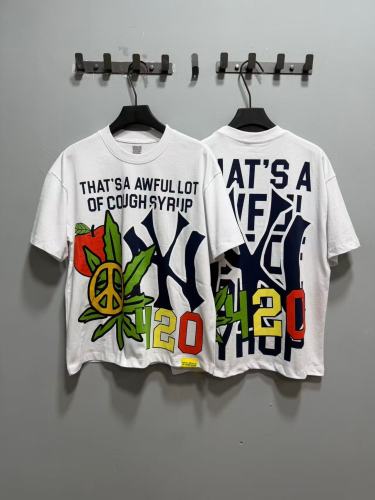 Cough Syrup Weed Leaf Peace Symbol Apple NY Graffiti Double Sided Print Tee 2 colors 29288701