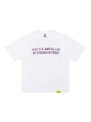 Cough Syrup Minimal Hip Hop Streetwear Front Purple Block Letter Back Dripping Purple Syrup Bottle Cup Cartoon Graphic Oversized T-Shirt 29343927