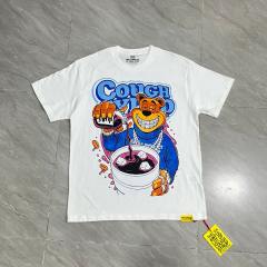 Cough Syrup Cartoon Hip Hop Streetwear Front Honey Bear Diamond Grill Teeth Chain Watch Pouring Purple Syrup Ice Cup Drip Print T-Shirt 2 colors 29344042