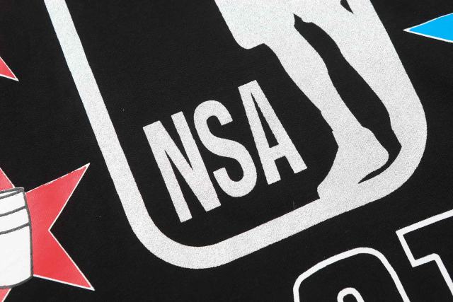 Cough Syrup All-Star NSA Figure Silhouette Star Sleeve Double Sided Print Tee 2 colors 29290030