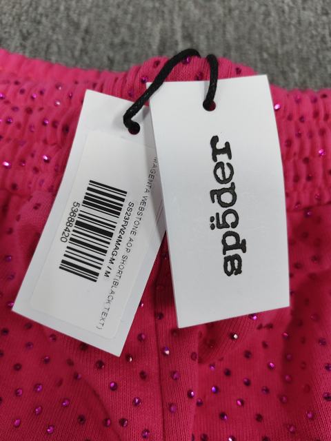 Pink All Over VVS Rhinestone Shorts