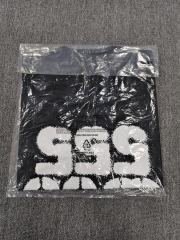 1:1 Top Quality Black White Spray Texture SPS Web 555 Short Sleeve T-Shirt
