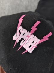 [On Sale] Sp*der Black Pink Double 555 Spider Web Star Pullover Hoodie