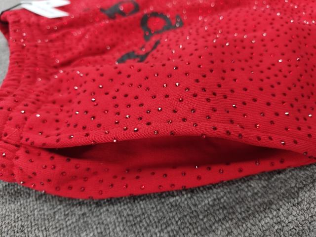 [ON SALE] Pink All Over VVS Rhinestone Straight Leg Sweat Pants