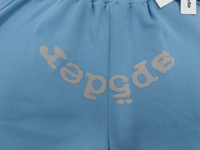 Light Sky Blue Tonal Grey Reversed Arch Sweat Shorts