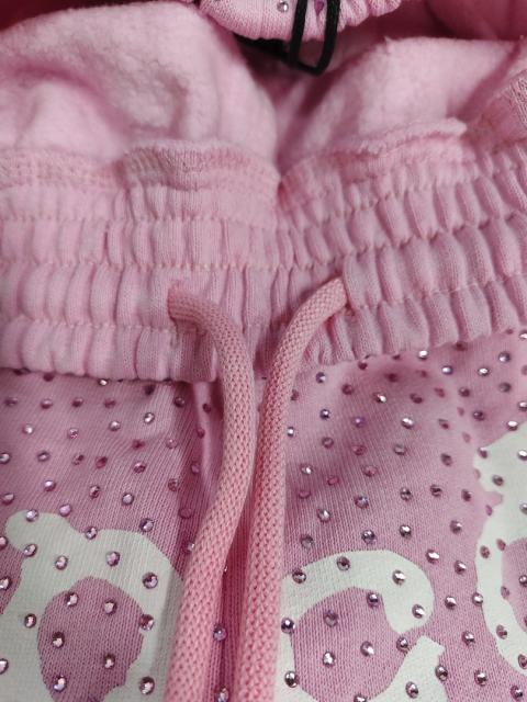 Pink All Over VVS Rhinestone Shorts
