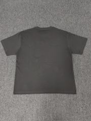 1:1 Top Quality Charcoal Grey Neon Green Foam Black Spider Web Short Sleeve T-Shirt