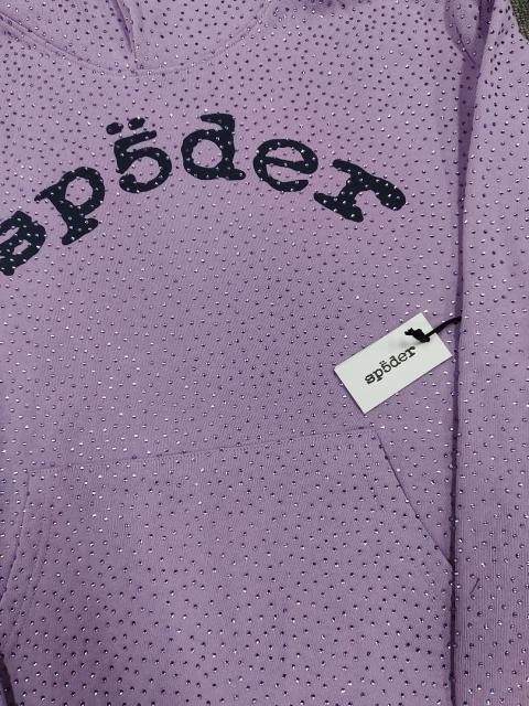 [On Sale] Sp*der All Over VVS Rhinestone Pullover Hoodie
