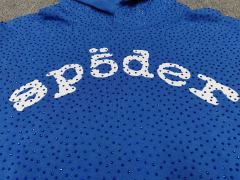 [On Sale] Sp*der All Over VVS Rhinestone Pullover Hoodie