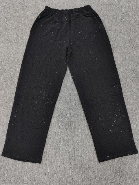 [ON SALE] Pink All Over VVS Rhinestone Straight Leg Sweat Pants