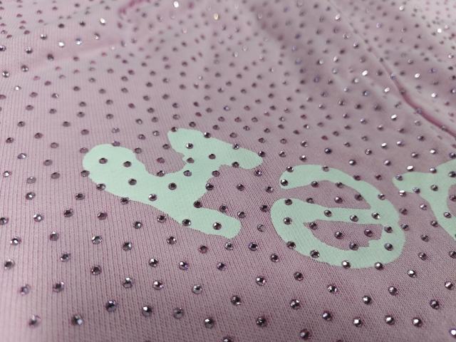 Pink All Over VVS Rhinestone Shorts